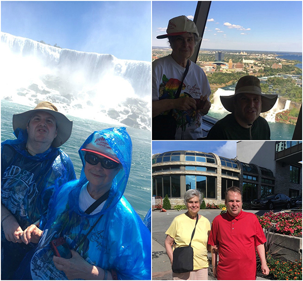 Judge Rotenberg Center Matthew went to Niagara Falls in Canada with